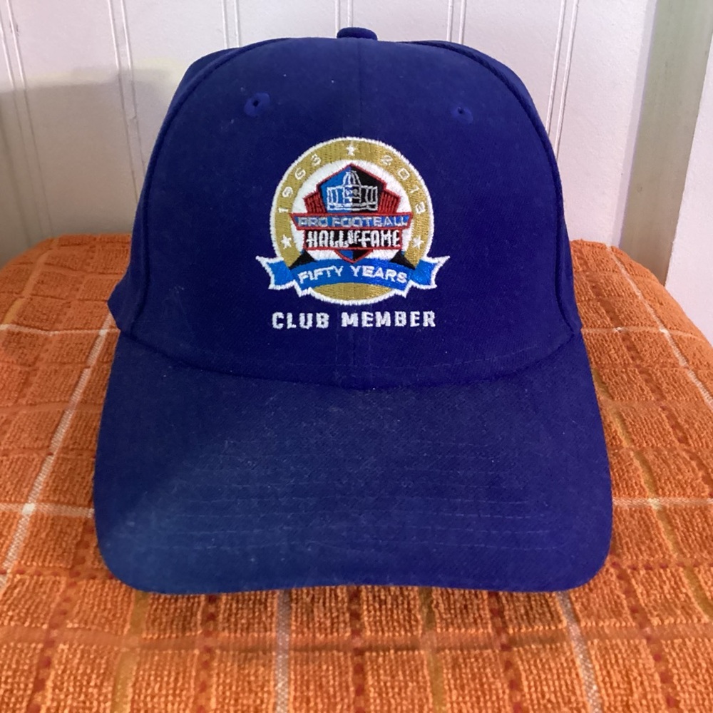 New Era Ball Cap Pro Football Hall Of Fame Club Member, 50 year commemorative